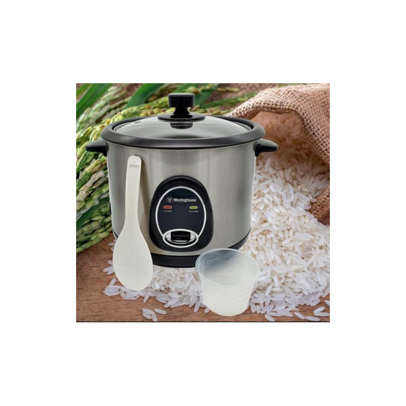 Westinghouse 220 Volt Rice Cooker 10 Cup, Non Stick Cooking
