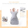 Knirose 3-Way Wearable Swaddle Blankets Sleep Sacks with Arms Up,