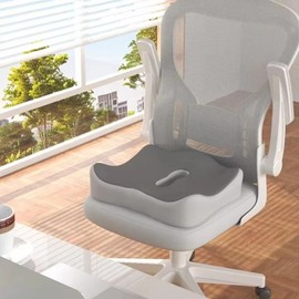 OKONOS Memory Foam Seat Cushion 3D Ergonomic Support Chair Pad for Office and Home