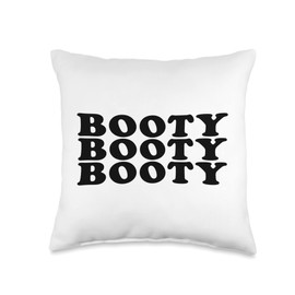 Smart Book Reader Loves To Workout Lift Weights Booty Funny Adult Novelty Gym Fitness Workout Throw Pillow, 16x16, Multicolor
