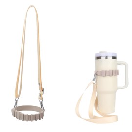 ZHEJIA Tumbler Holder, Water Bottle, Strap, Bottle Holder, Water Bottle Belt, Water Bottle, Cord, Carrying, Adjustable, For Walks, Climbing, Camping, Cycling, Commuting to Work or School, Outing,