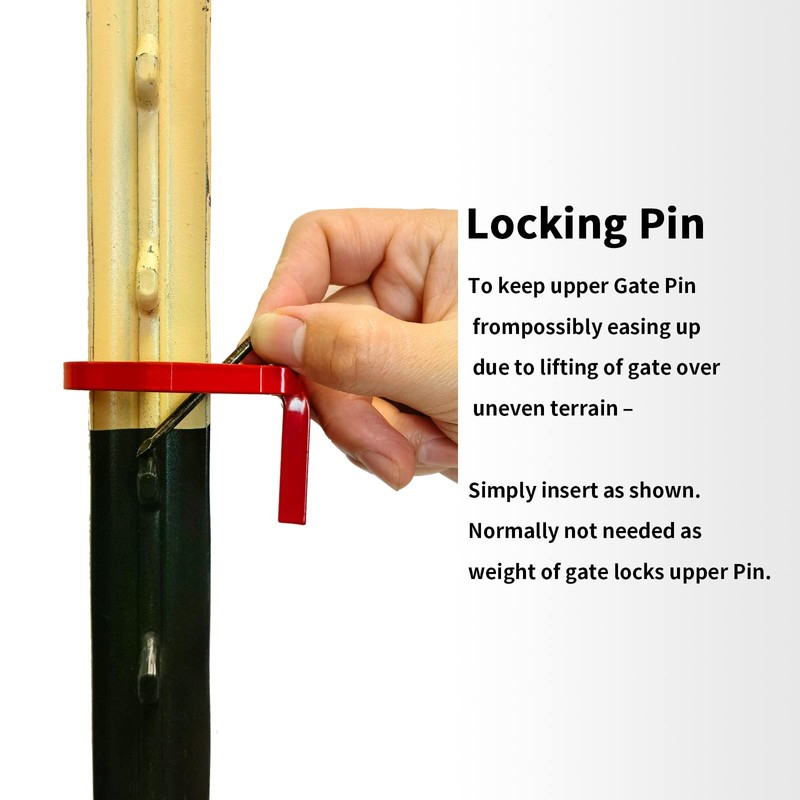 T-Post Metal Gate Hinge Pins - 5/8 Pin, Outdoor Chain