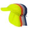 iQ-UV iQ-Company Protective Cap with Neck Protection Recycled, Yellow recycled