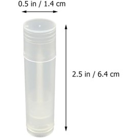 Envase de Bálsamo Labial Rellenable 5g Pp Pet 60 Piezas