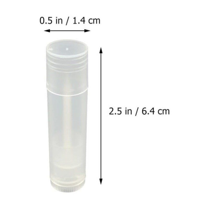 Envase de Bálsamo Labial Rellenable 5g Pp Pet 60 Piezas