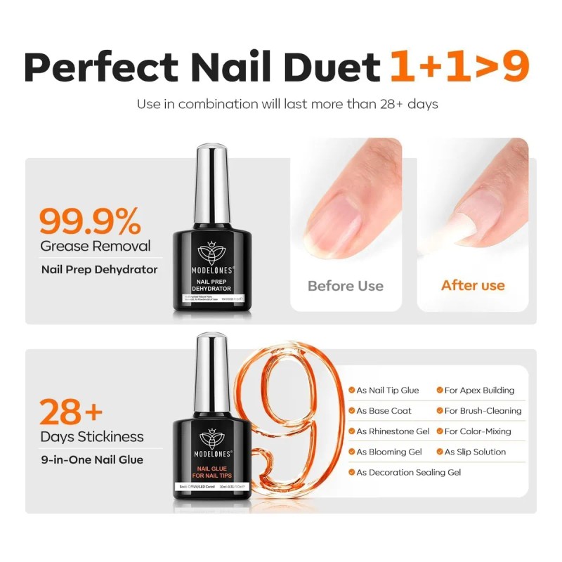 Modelos Kit De Uñas De Gel De Almendra, 510 Uñas