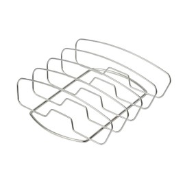 Char-Broil 140 569 - Baskets Sideburn Rib Holder, Silver