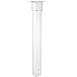 Mail Boss 7059, 6 Inches, Alpine White Mail Box Post Height Extension