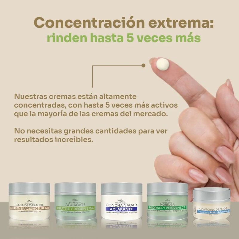 Crema Baba De Caracol Correctora Manchas Cicatrices Arrugas Todo Tipo