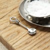 Culinary Concepts Polished Knot Salt Spoon Stainless Steel