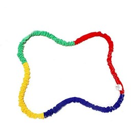 Elastic Fleece Cooperative Stretchy Band Integrations Dynamic Movement Exercise Latex Band Stretchy 12 Feet Creative Movement Prop for Group Activities Special Needs Large Motor Coordination