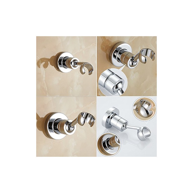 TINTON LIFE Universal Bathroom Adjustable Shower Head Wall Mount Holder