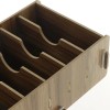 6 Portatarjetas De , Organizador De De Madera De Cereza
