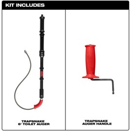 49-16-3576 Compatible with Milwaukee 12V 6' Toilet Auger, Drain Augers, Toilet Auger Plumbing Drain Snake -Tool Only