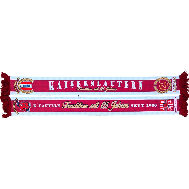 Generisch Kaiserslautern Anniversary Scarf – 125 Years of Tradition (Silk