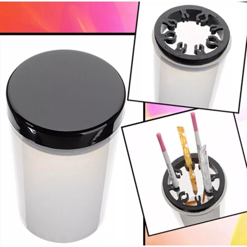 Xiaoya 2 Vaso Limpia Pinceles Uñas Acrilico Pintura Esmalte Gel