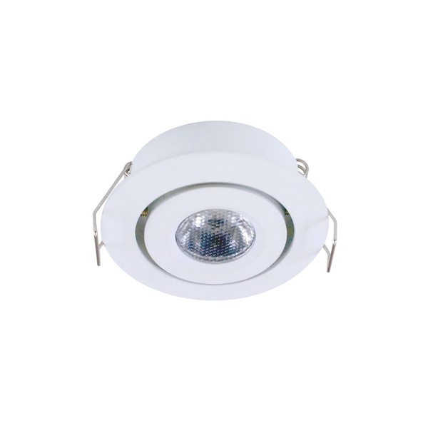 Armacost Lighting 2" 3-Watt Swivel Recessed LED Light, 4000K, Matte