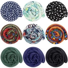 9 piezas con cierre en espiral para el cabello, accesorio de rasta, bandas de pelo flexibles de alambre de hierro para cola de caballo, corbata de pelo colorida para mujeres y hombres, cabello largo y rizado, 9 estilos