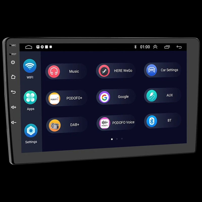 GEARELEC 10" Car Stereo Radio 2+32GB Android Carplay FM GPS