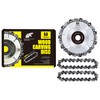 TWOMEM 4 Inch Wood Carving Chain Disc 22 Teeth with