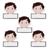 5 Name Magnets Avatar Men Rewritable 5.5 x 5 cm