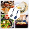 KINBOM 2pcs Small Silicone Cookie Spatulas, Mini Silicone Spatula Set