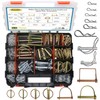 202PCS Hitch Pins Clip Pins, Linch and PTO Pins for