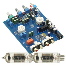Amplificador Tube Preamplifier for Fever HiFi 6J5 Vacuum Tube Preamp NE5532 Pre Amplifier Tone Control Board