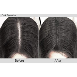 Joan Rivers Great Hair Day Root Touch Up Powder – Fill-in Powder for Thicker, Fuller Looking Hair (Dark Brunette)