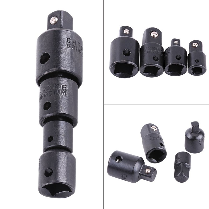 Nut Reducer, 4 Pieces Nut Screwdriver Converter Set 1/2", 3/8",