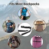 ZALAOR Adjustable Backpack Chest Strap with Buckle - 2 Pairs
