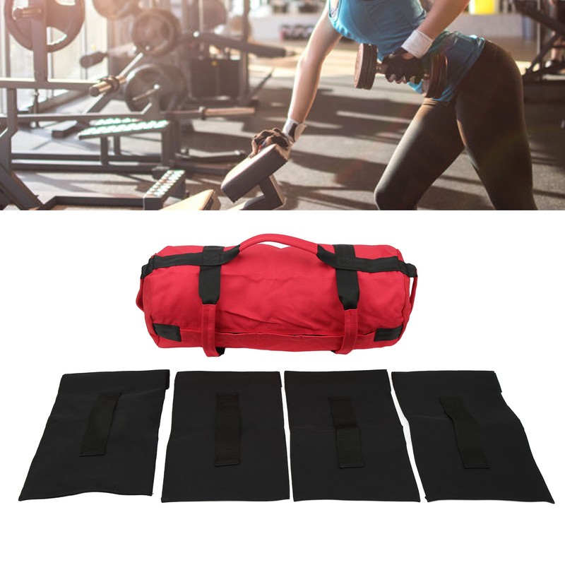Workout Sandbag Oxford Fabric 6 Handles Easy Adjustment Multi Purpose