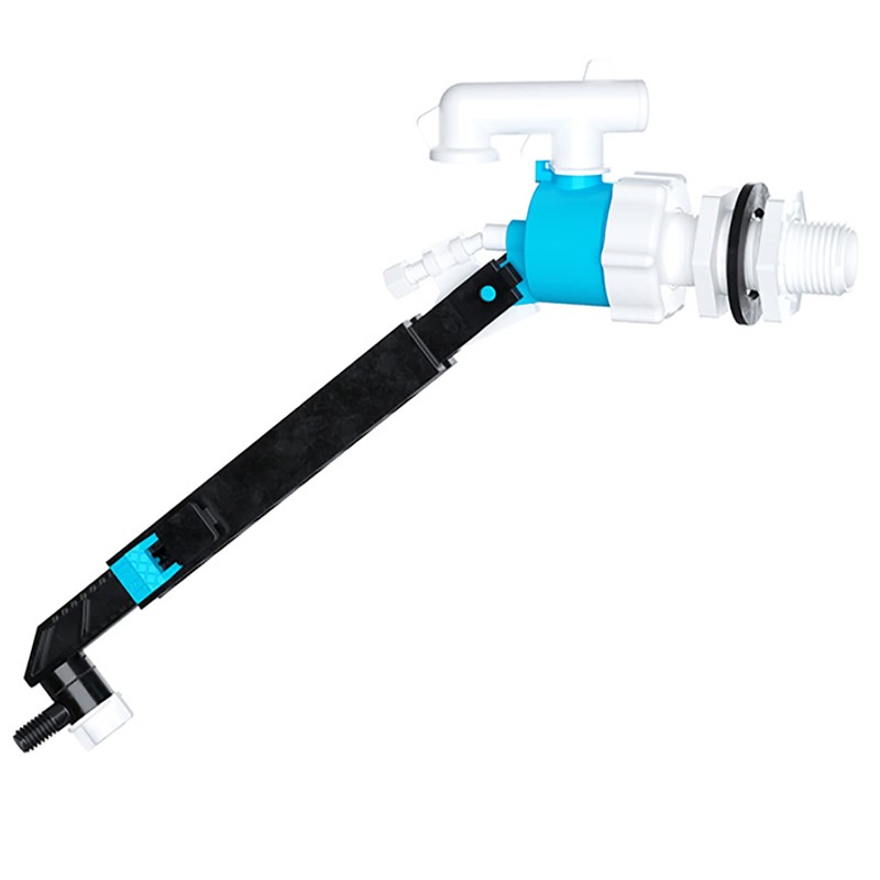 SPARES2GO Side Entry Ball Valve Toilet Cistern Filling Adjustable Float