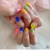 Next day delivery⭐Colorful gradient nails⭐ / 다음날 발송⭐알록달록 그라데이션네일⭐