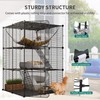 YITAHOME Cat Cage Indoor Cat Enclosures DIY Cat Playpen Metal