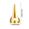 10Pcs Gold Retro Punk Hair Styling Tools - Gothic Metal
