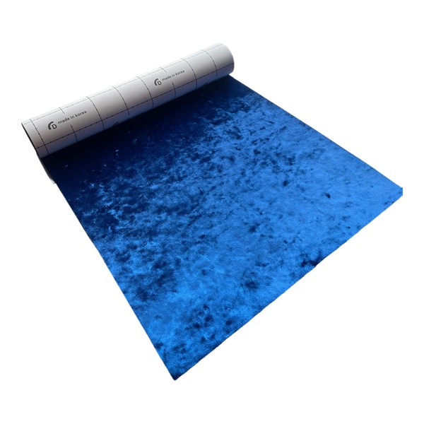 JNK NETWORKS Crushed Velvet Velour Fabric Wrap - Self Adhesive