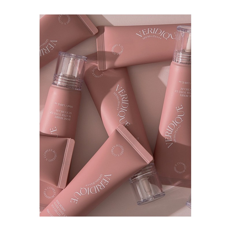 Veridique Roseberry Water Tone-Up Sun Cream 50ml / 로즈베리 워터