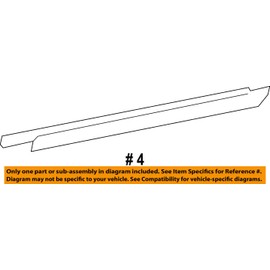 TOYOTA Genuine 68164-0C020 Door Glass Weatherstrip