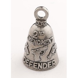 Guardian Bell 2ND Amendment Defender W/Free Ride to Live Patch Biker Gremlin Harley Motorcycle Ride