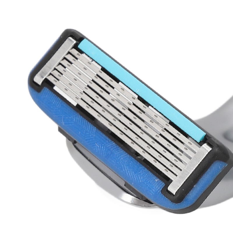 Men Manual Razor Six Blades Waterproof Precise Portable Removable Quick