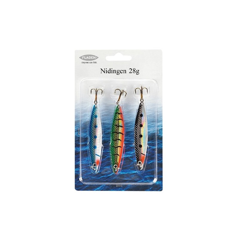 FLADEN Set 3 Nidingen Lure - Multi, 18 g