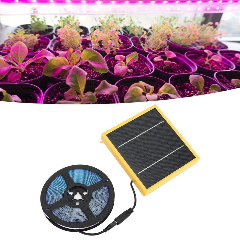 Solar Plant Grow Light Waterproof Monocrystalline Silicon Sunlight Plant Lamp