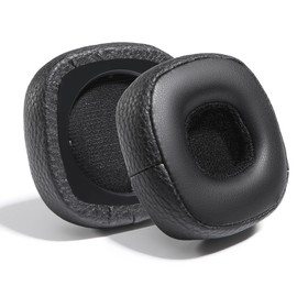 PESLNG Professional PU Leather Replacement Ear Pads for Marshall Major III & IV, Uses High Quality Memory Foam for More Comfort and Durability (Protein Leather Black)