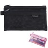DEVENTORZ Pen Case, Mesh, Transparent Mesh Pouch, Mesh Case, Large