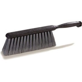 SPARTA Cepillo Flo-Pac para Contadores, Cepillo de Banco, Cepillo para Recogedor con Cerdas Reforzadas para Contadores, Pisos y Chimenea, 8 Pulgadas, Gris