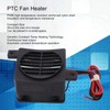 PTC Fan Heater DC12V 50W Constant Temp Heating Insulated Mini