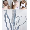 4pcs Hair Arrangement Stick Hair Braiding Kit Quick Beauty Salon