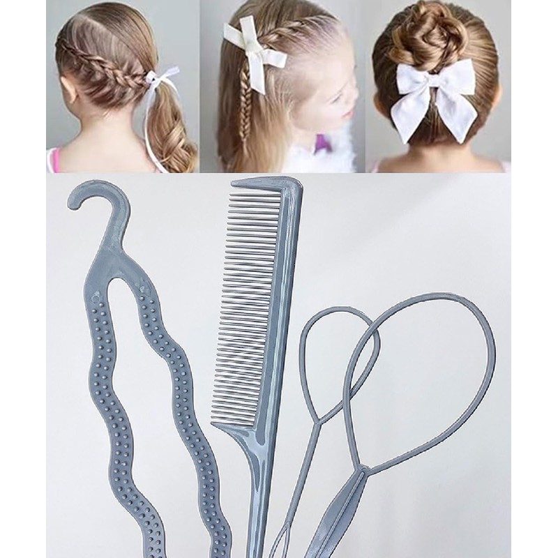 4pcs Hair Arrangement Stick Hair Braiding Kit Quick Beauty Salon