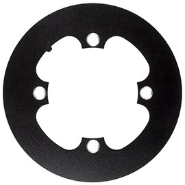 M-Wave Unisex Adult PD-G-104 Chain Guard Aluminium Black Anodised Bolt Circle 104 mm Black for 40 Teeth